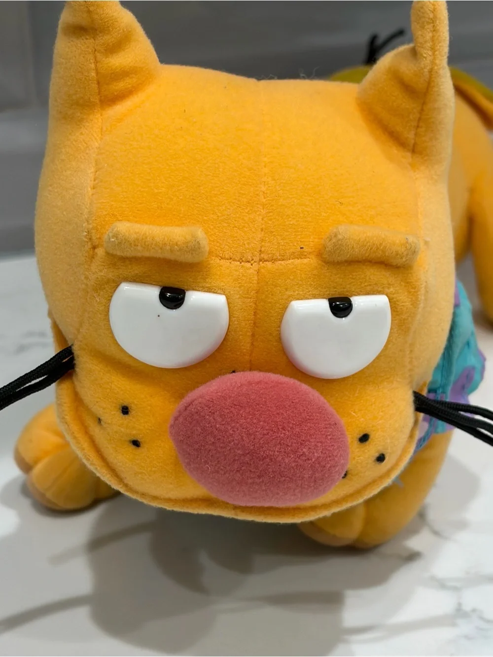 Rare Vintage CatDog Nickelodeon Viacom Plush 1999 Stretch Toy by Mattel
